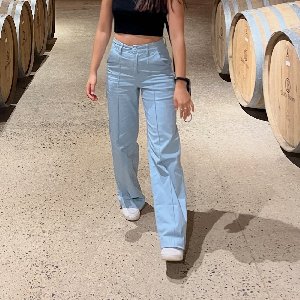 Blue Wide leg Jeans